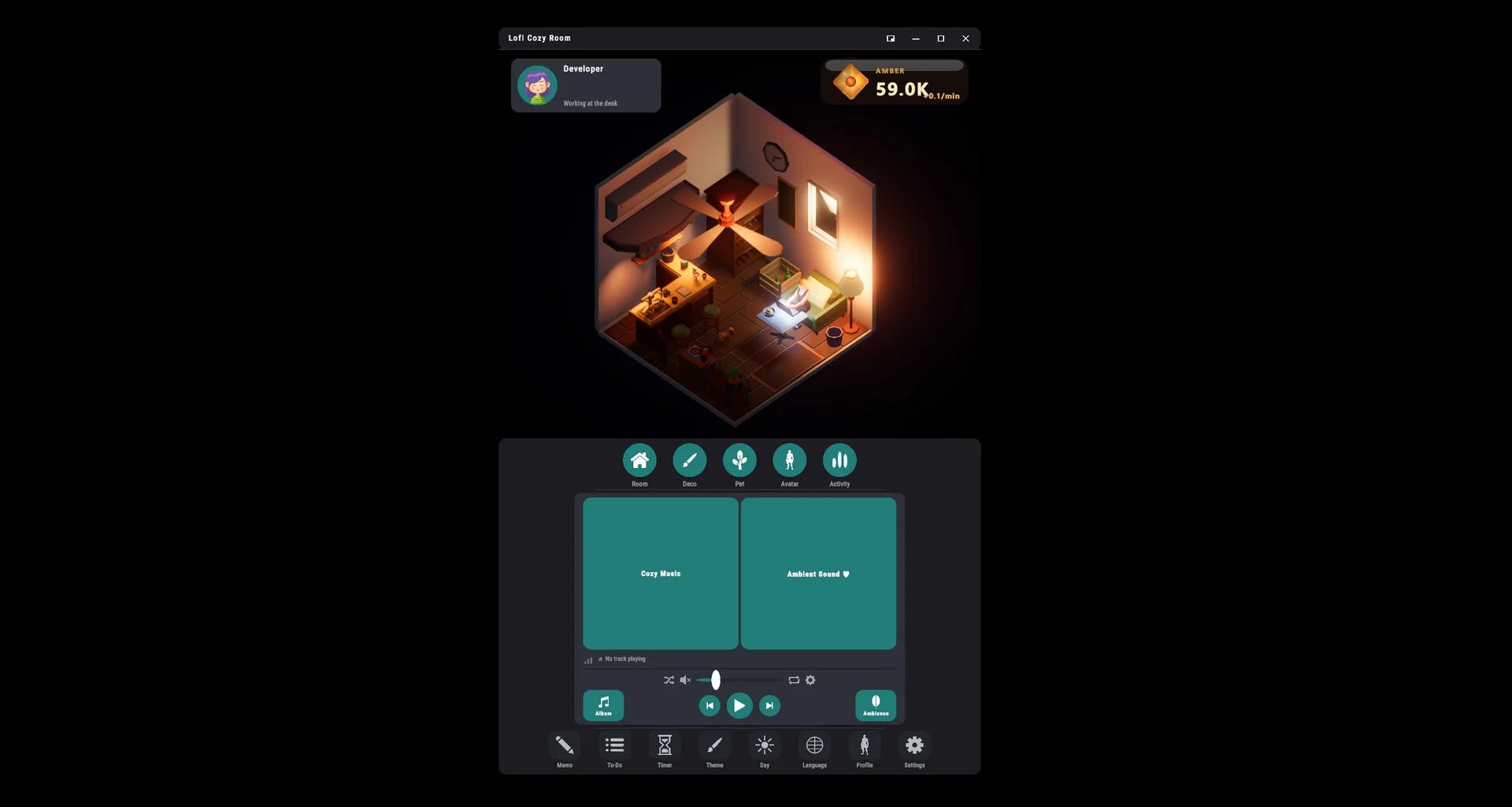 Lofi Cozy Room desktop companion Steam