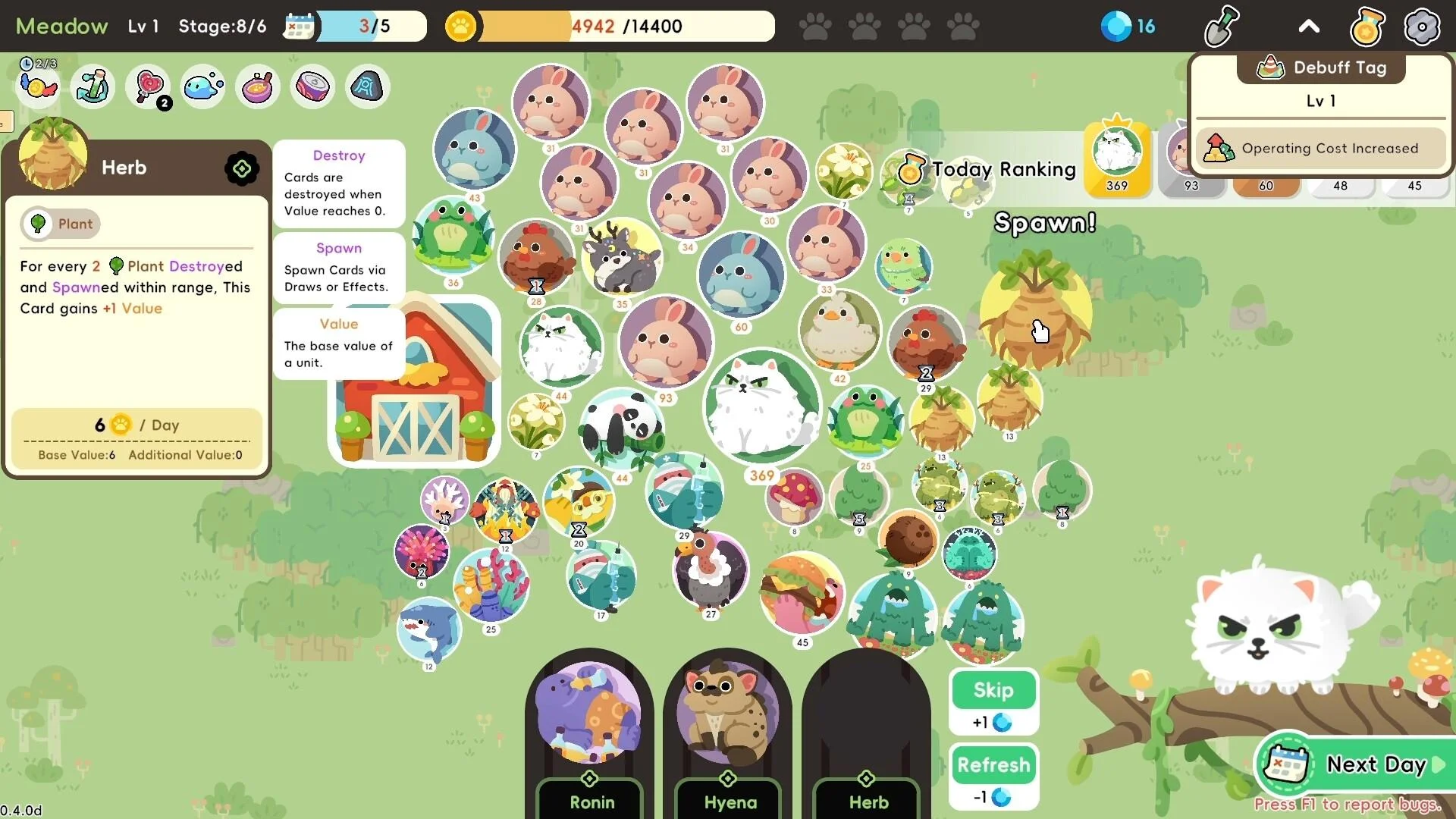 Chubby Farm deck builder Steam
