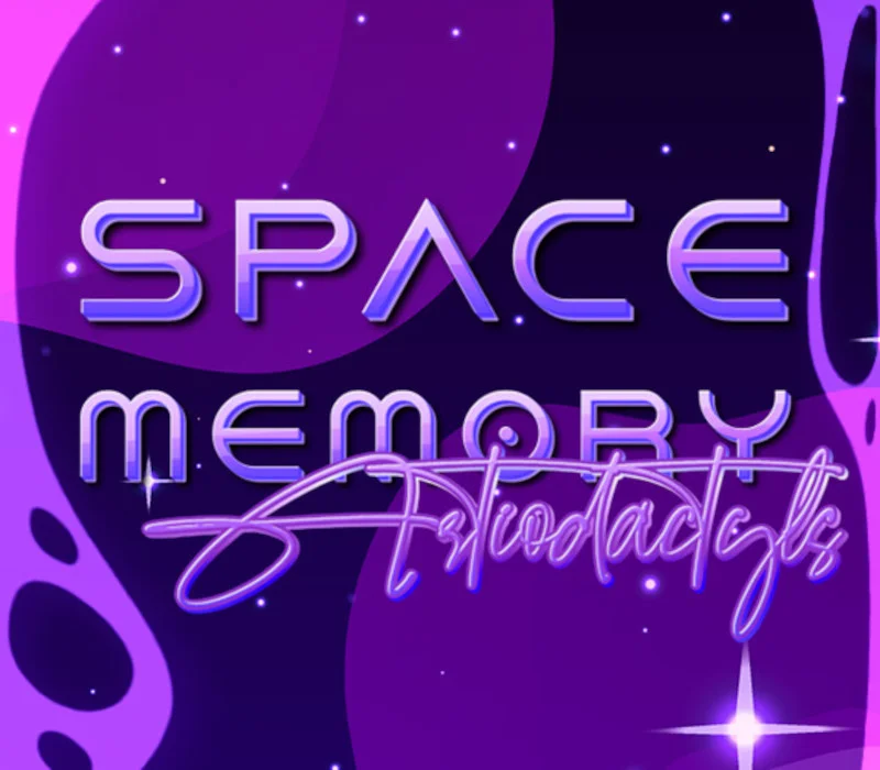 Space Memory Artiodactyls cover, cute space memory match puzzle