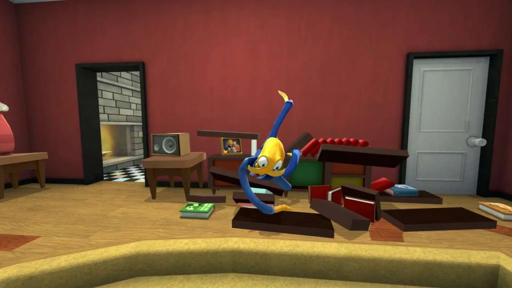 Octodad aquarium trip threatening his human cover