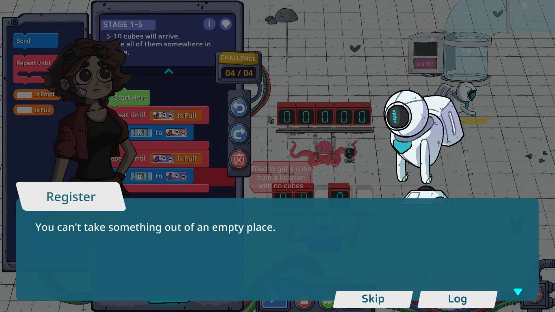 Code Solve Revolt robot factory screenshot