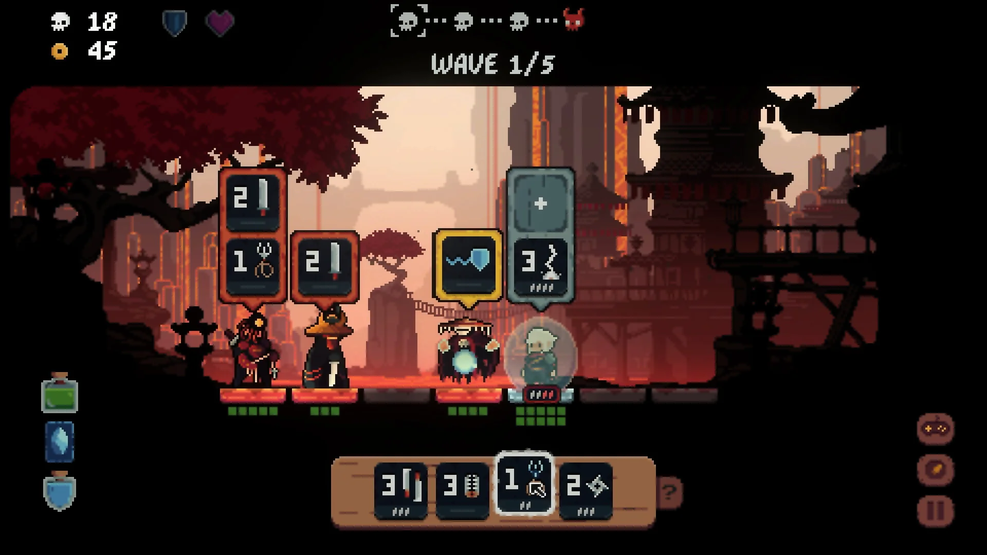 Shogun Showdown turn-based tiles Steam