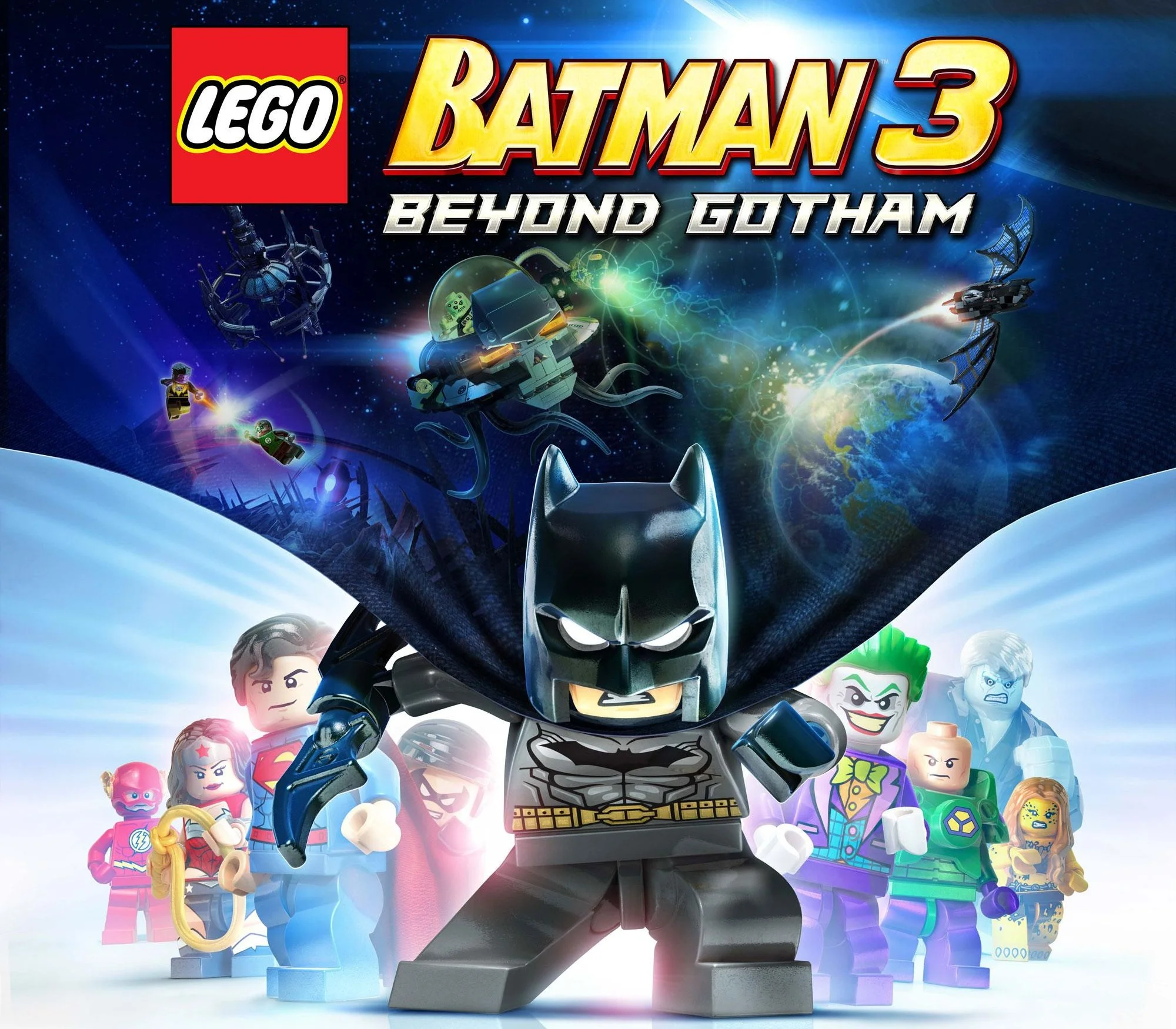 LEGO Batman 3 Beyond Gotham AU Xbox cover — Brainiac