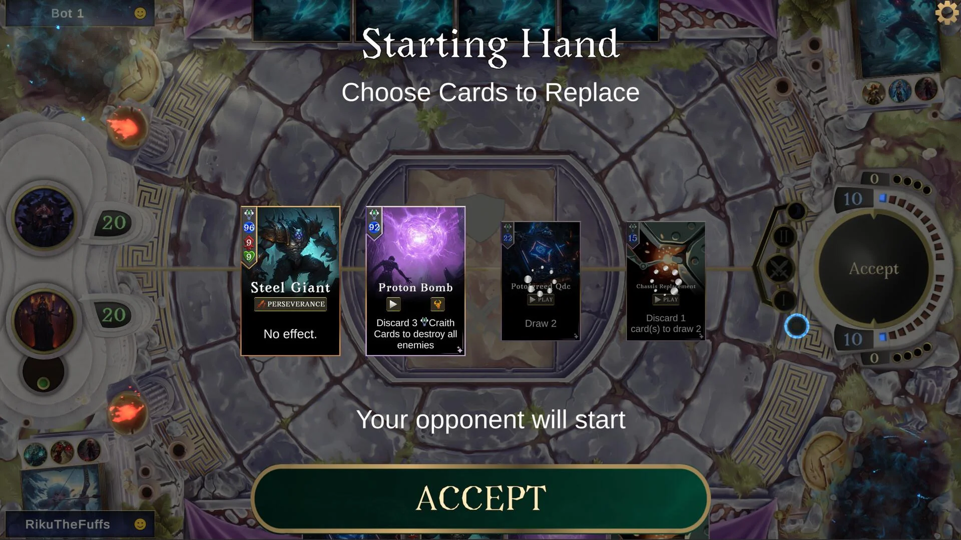 Ariokan online player versus player match