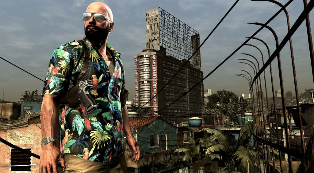 Max Payne 3 gunfight in São Paulo with cinematic action