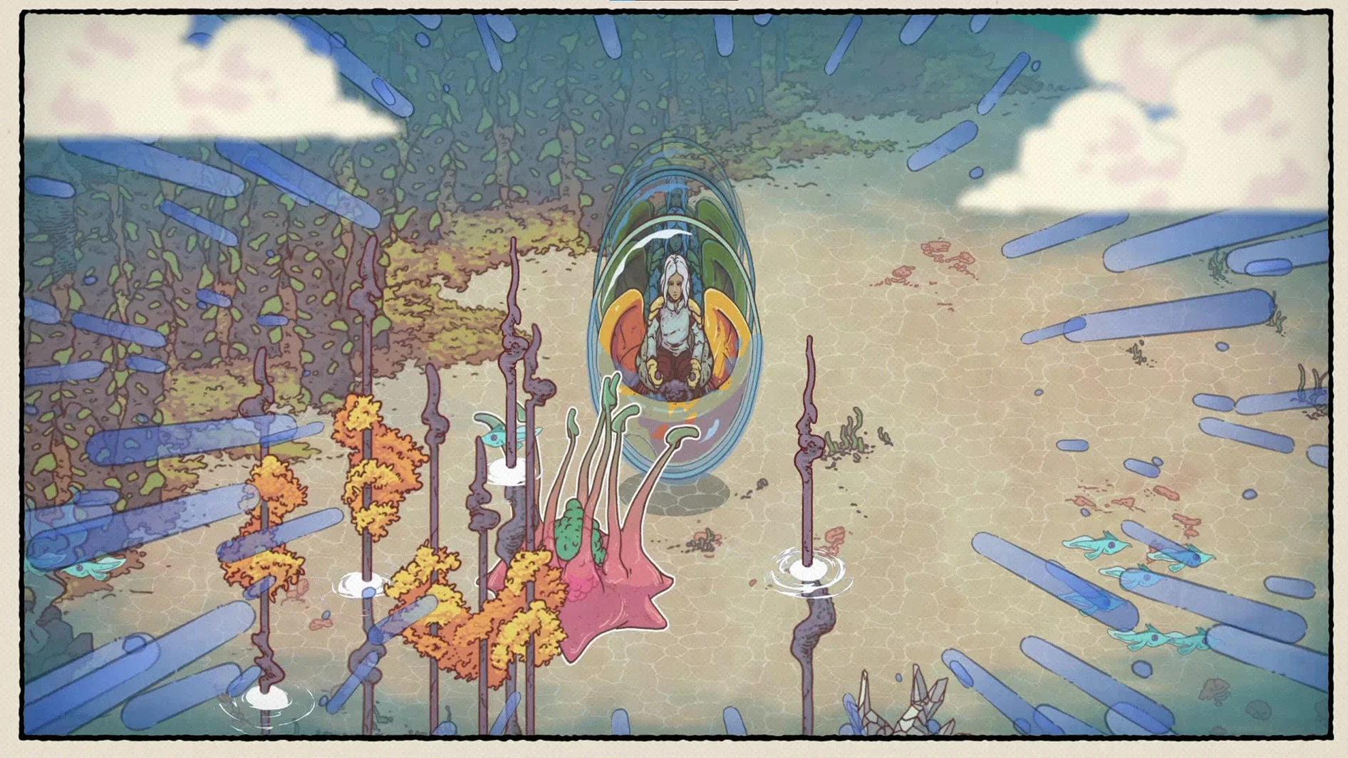 Aquamarine survival pod upgrades between plunges