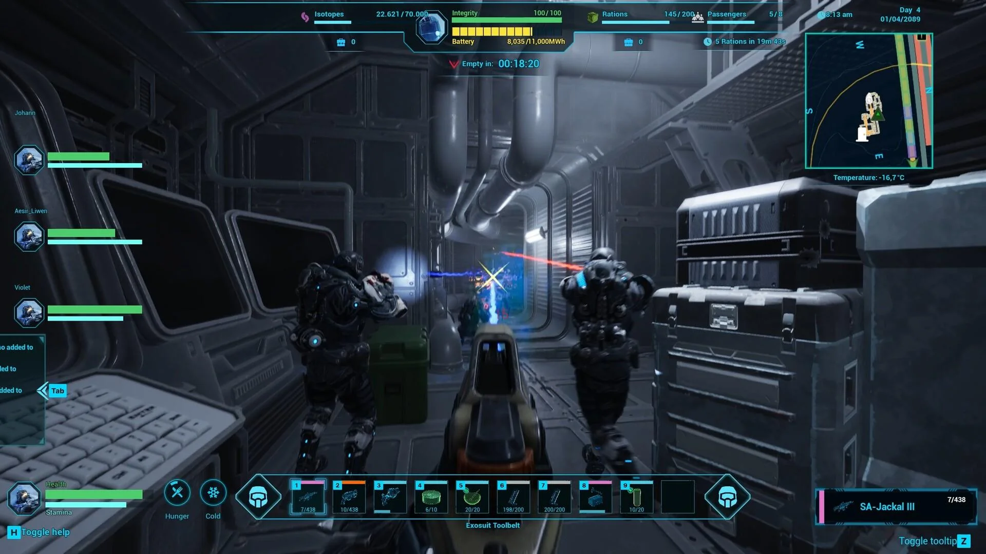 EverRail survival with passengers aboard the train