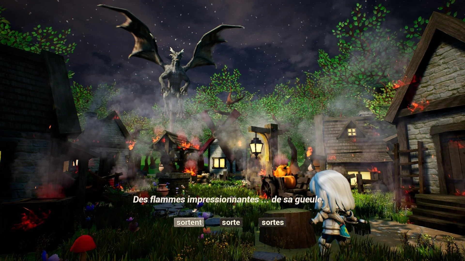 LA FORET DE PAGO red help box after an error