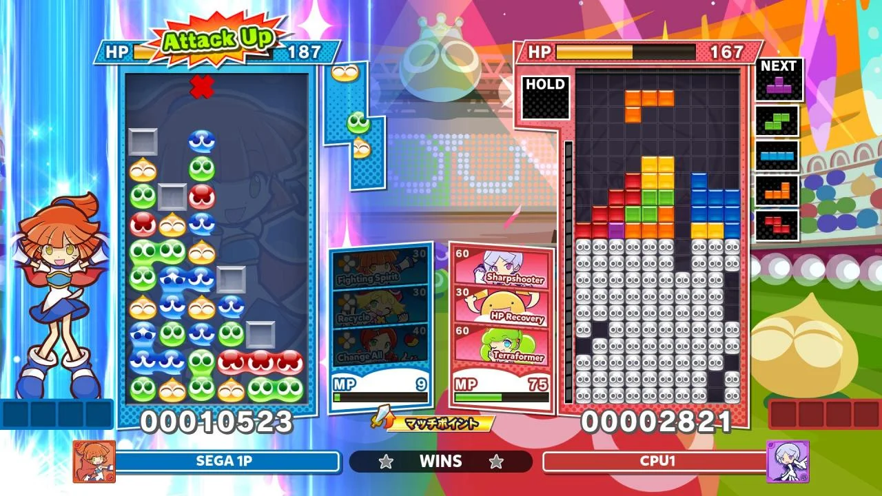 Puyo Puyo Tetris 2 Xbox Adventure mode board
