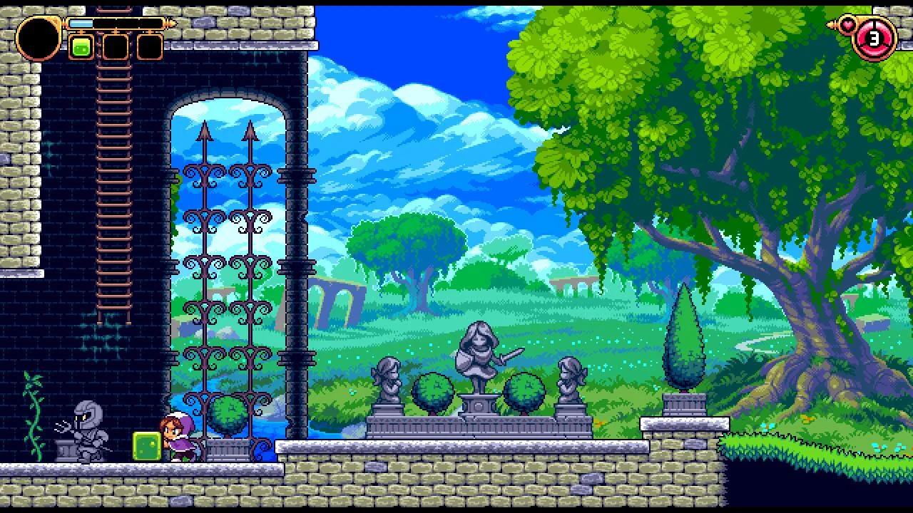 Alwa's Legacy explorative fearless strategic magic upgrades