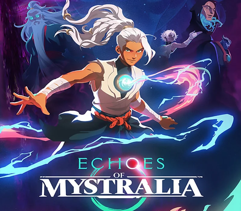 Echoes of Mystralia cover, spellcrafting ARPG