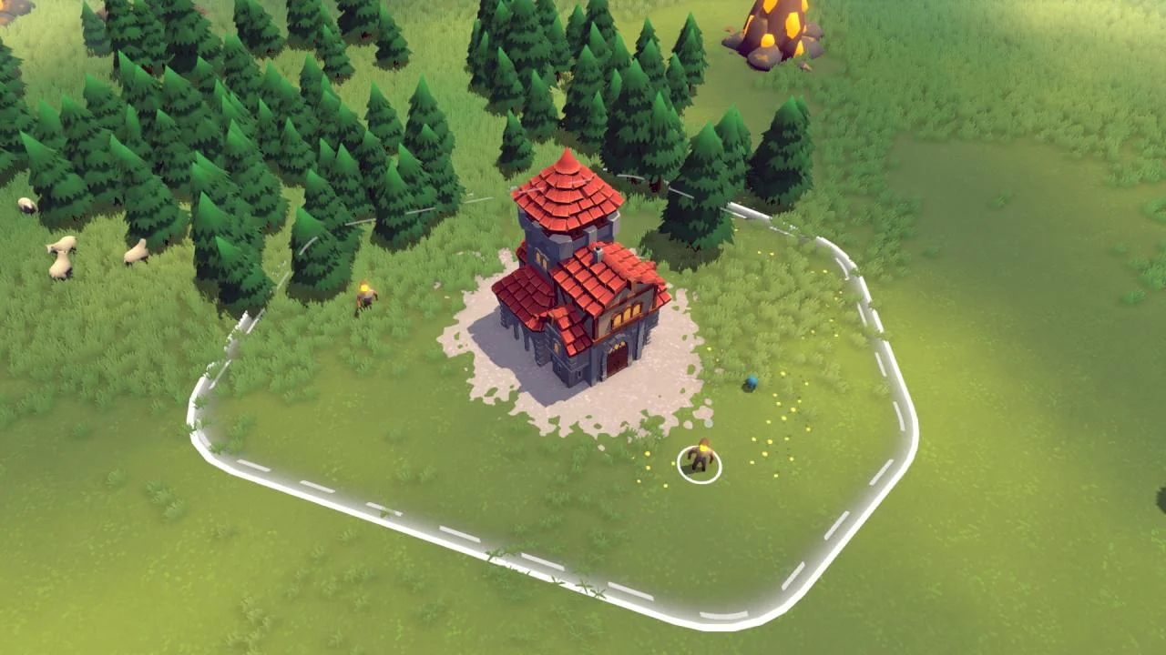 Becastled daytime city