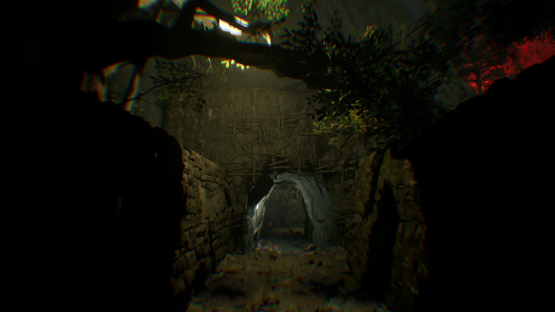 The 9th Charnel scavenging supplies in the sanctuary