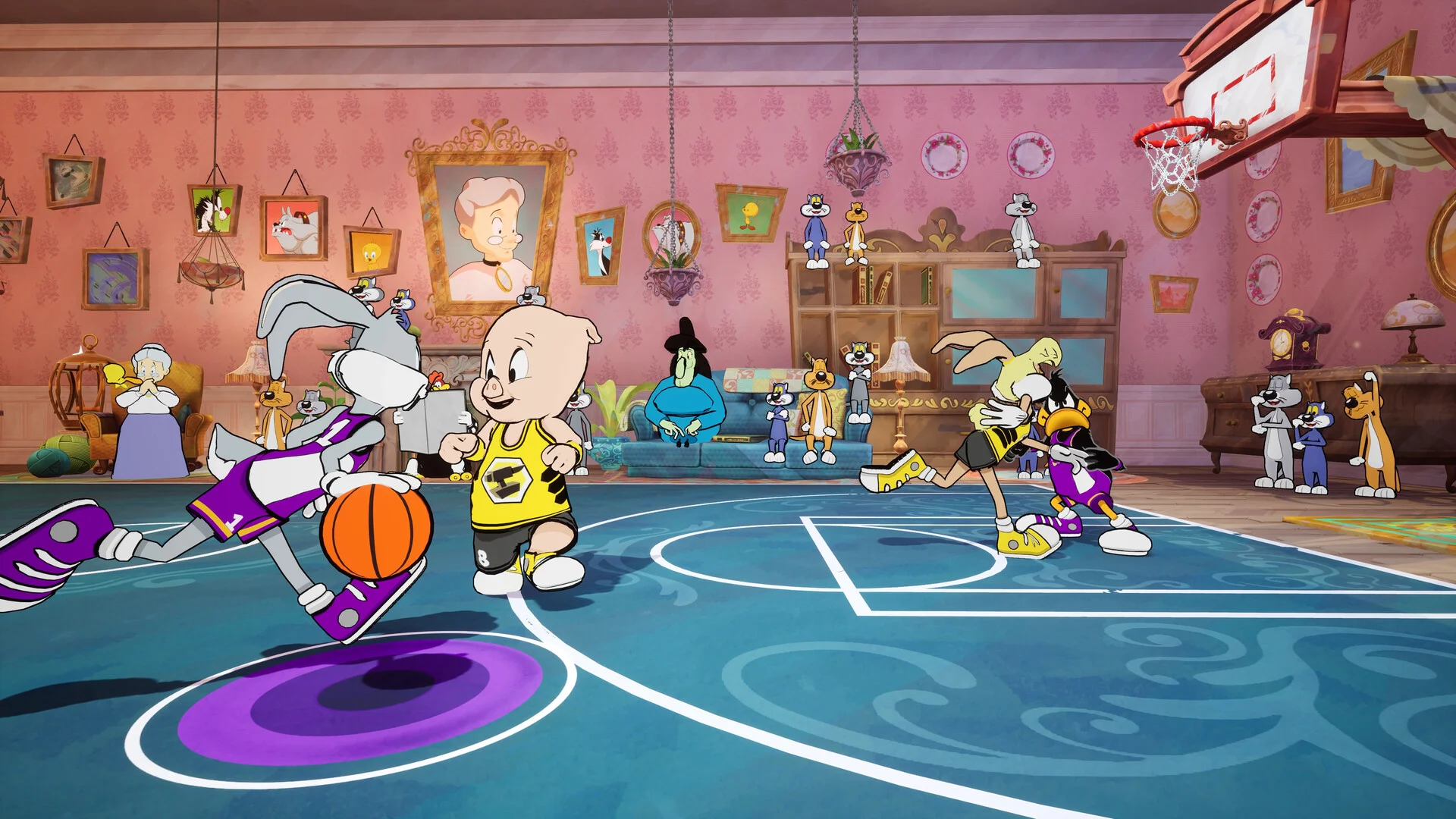 Looney Tunes Wacky World of Sports tennis match