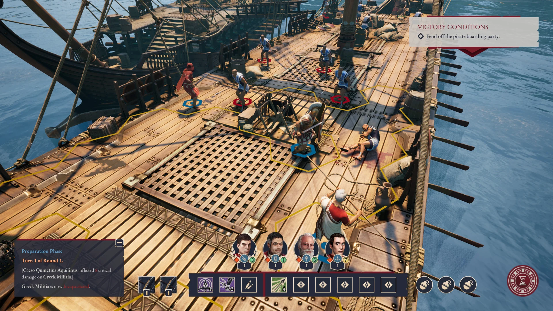 Expeditions Rome THQ Nordic turn-based RPG screenshot