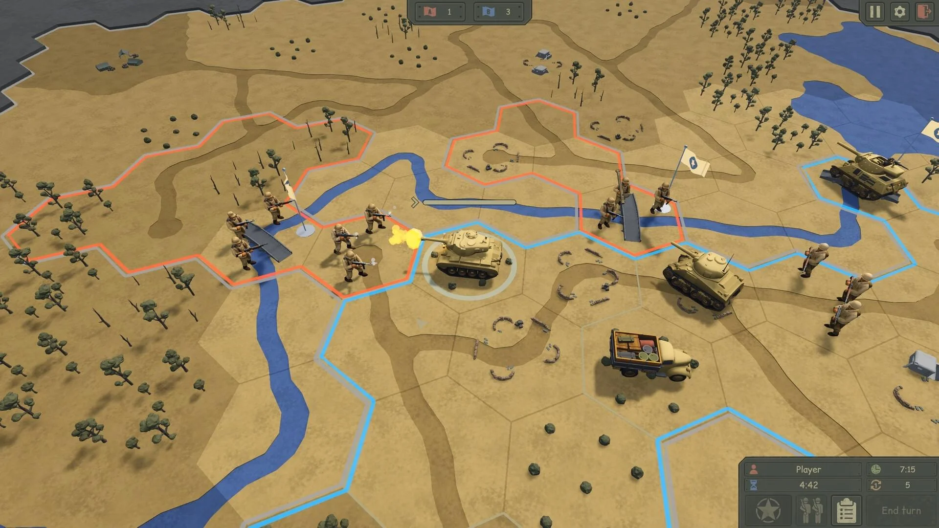 War Pawns fast-paced WWII turn-based squad tactics gameplay