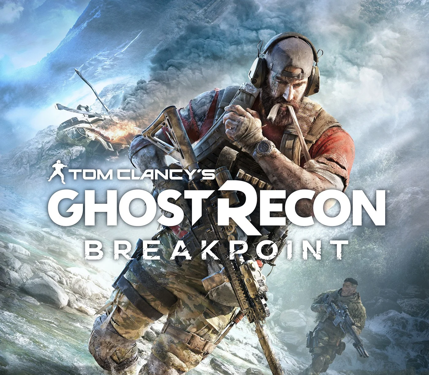 Tom Clancy's Ghost Recon Breakpoint cover art, Aurora tactical Ghost team