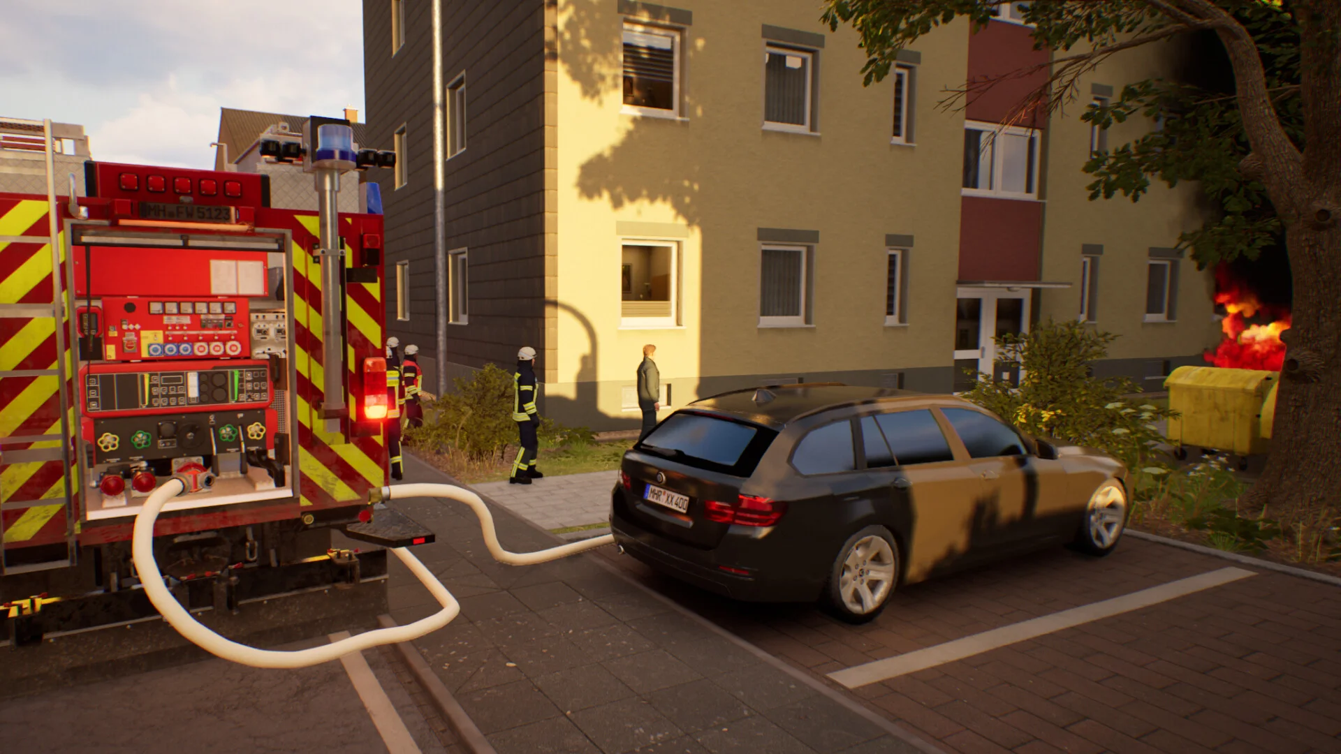 Emergency Call 3 attack crew engineer role firefighting scene