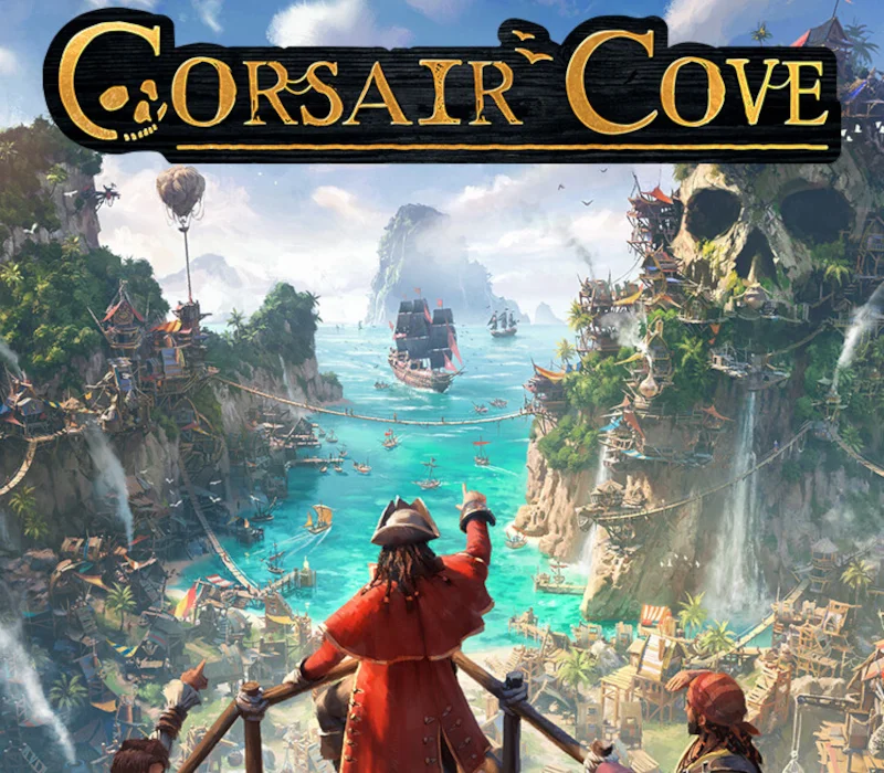 Corsair Cove haven stacked on cliff-faces above a pirate bay
