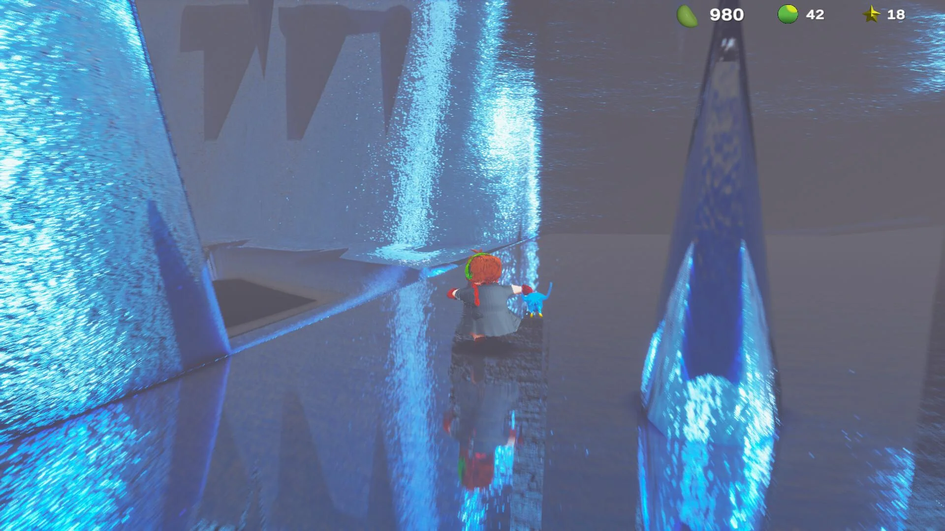 Rosie Planet fixed-camera action platform stage