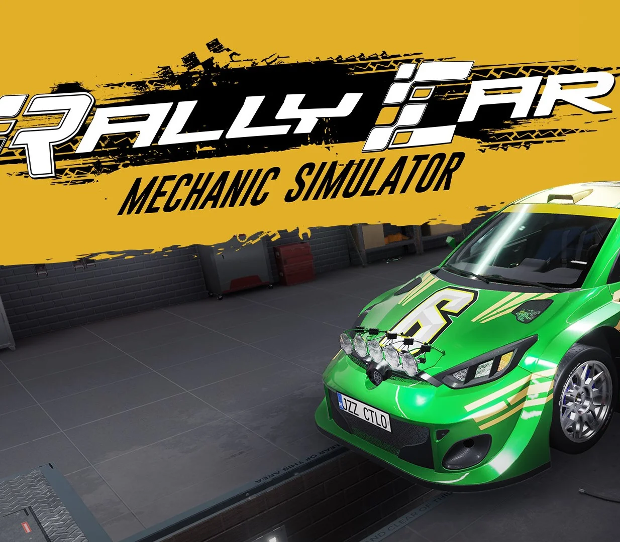 Rally Car Mechanic Simulator PlayStation cover EU