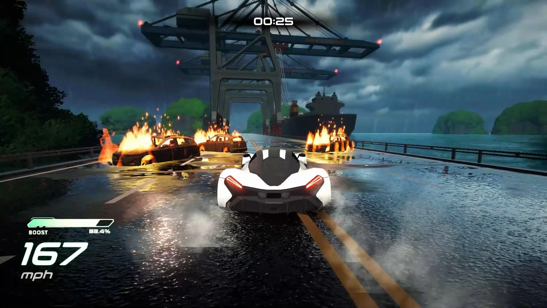 Explosive Track split-screen PvP arcade racing on one PC