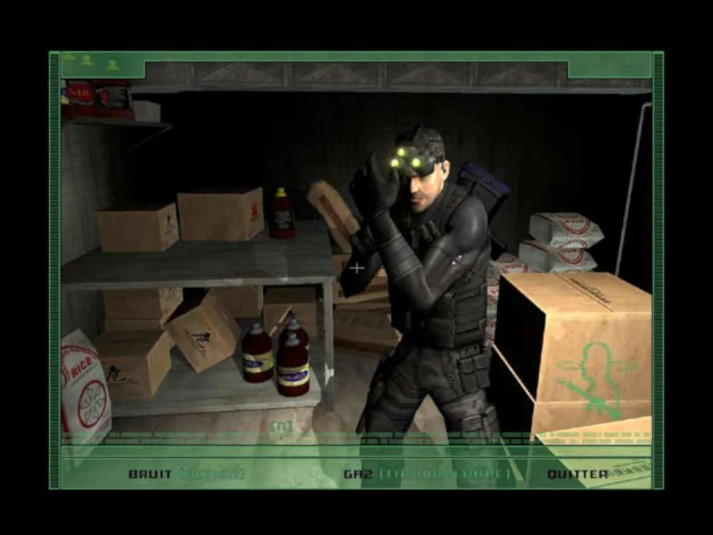 Tom Clancy's Splinter Cell gadget peek around a doorway