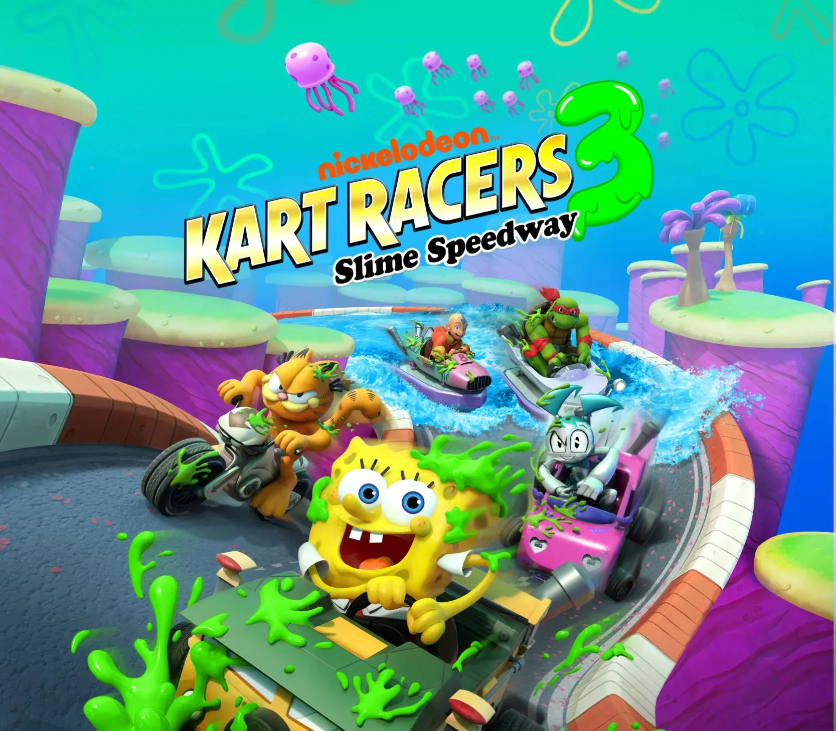 Nickelodeon Kart Racers 3 Slime Speedway cover