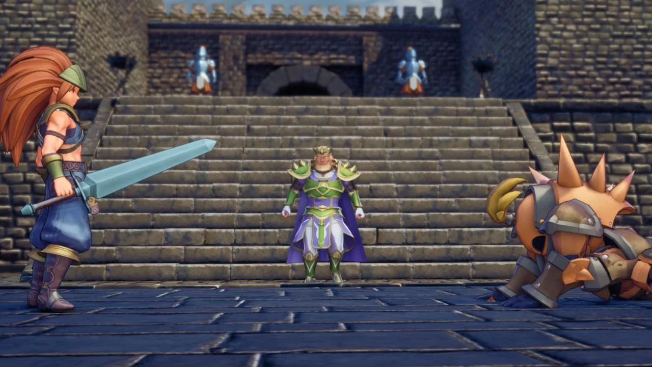 Trials of Mana party choosing three heroes