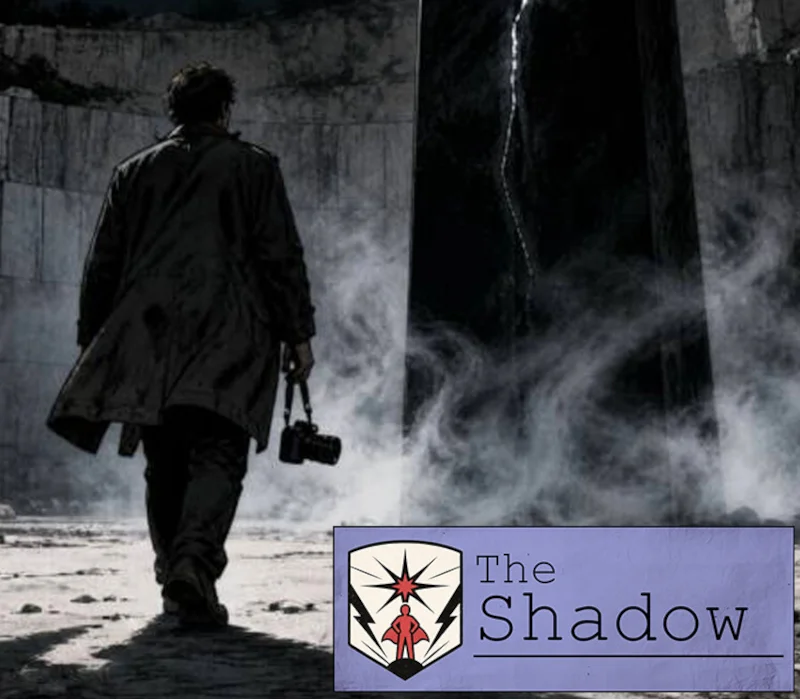 The Shadow cover of a marble quarry night shoot