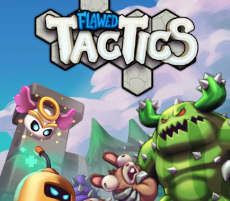 Flawed Tactics cover, Flawed Games autobattler