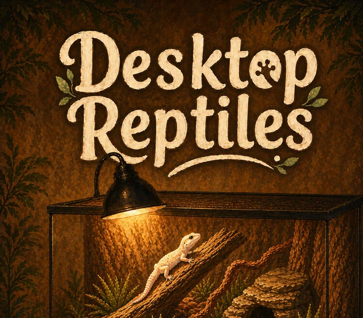Desktop Reptiles cover of a leopard gecko vivarium