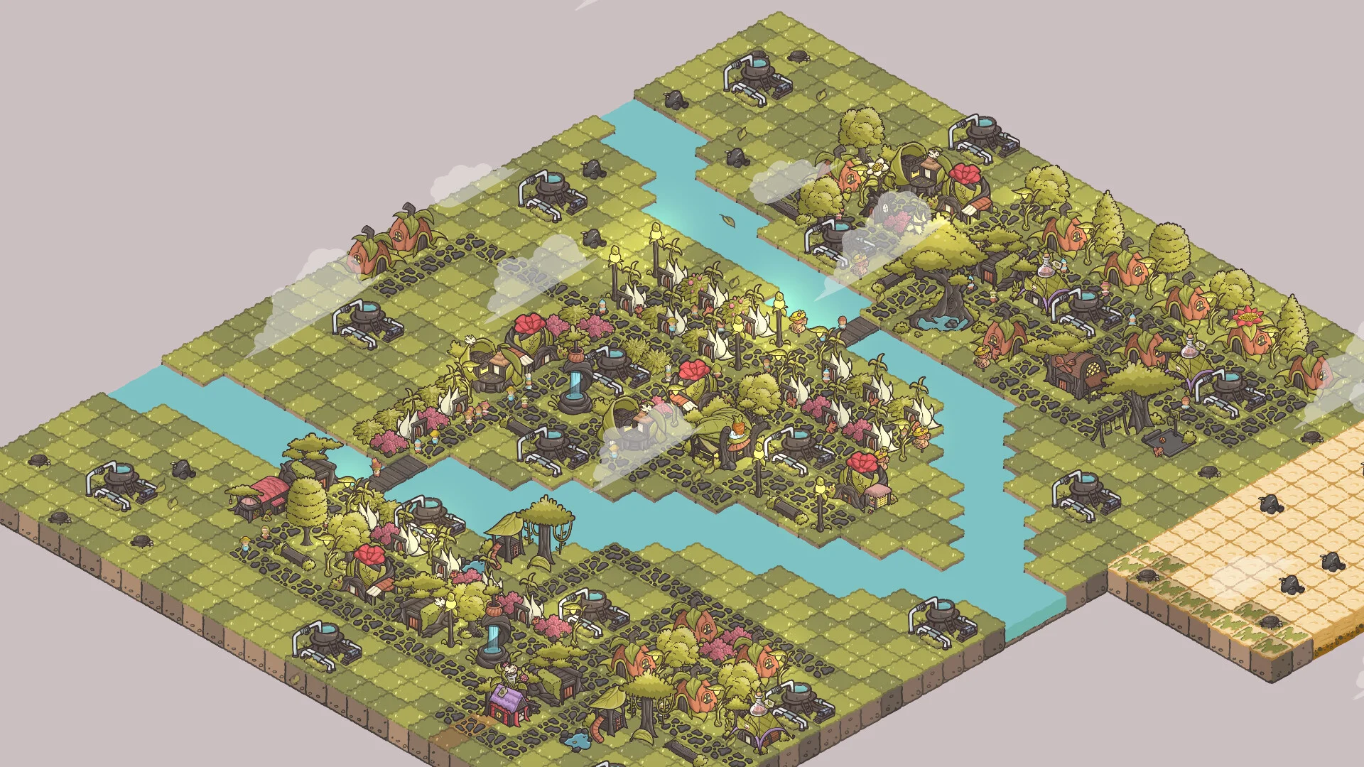 Verde facilities and population loop