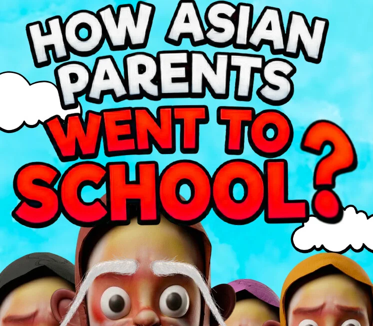 How Asian Parents went to School cover, school run chaos