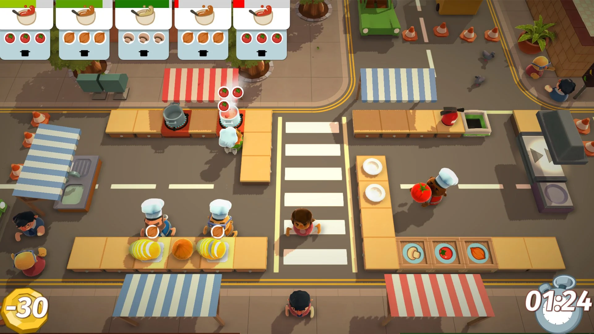 Overcooked base game in the named AR bundle