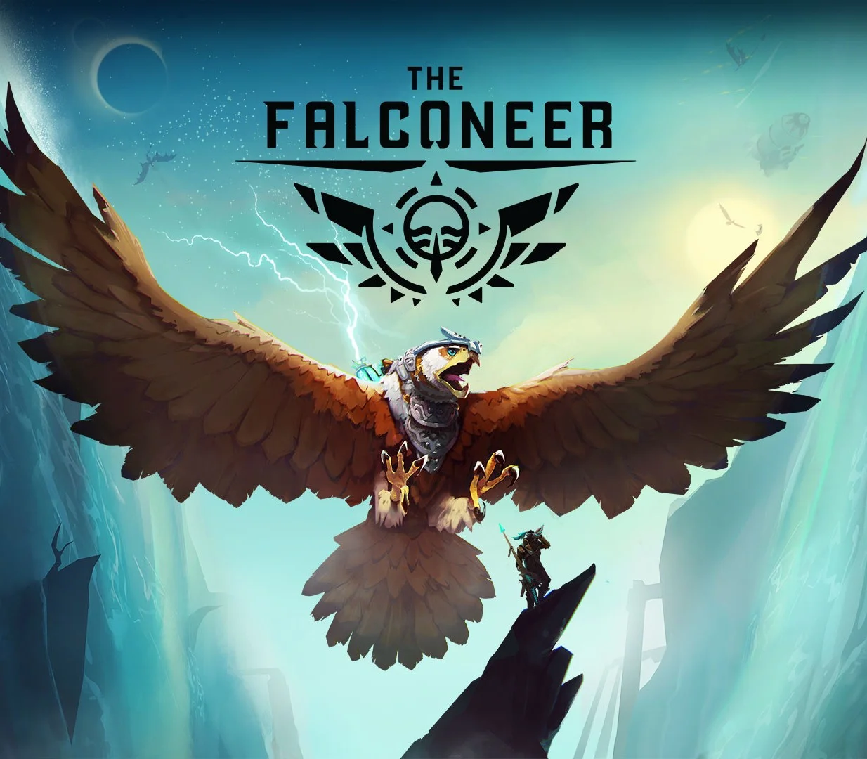 The Falconeer cover, warbird over the Great Ursee