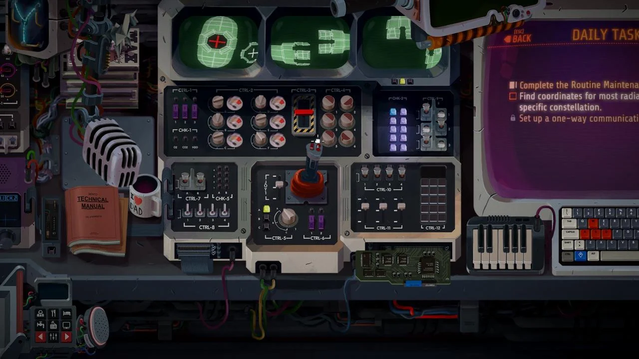 Karl Hamba and Gorky on The Bento space-lighthouse