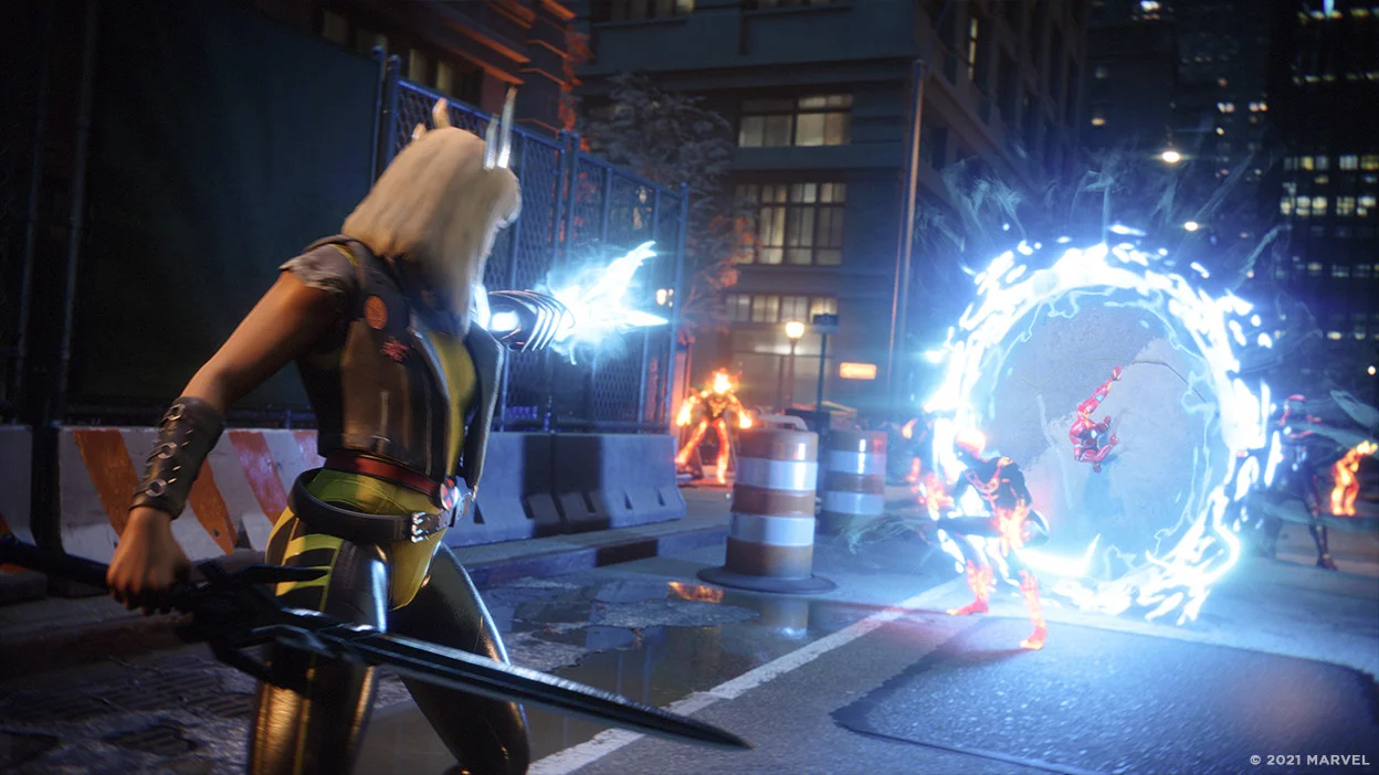 Marvel's Midnight Suns environmental knockout on the battlefield