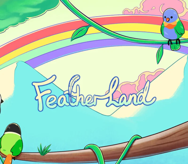 Feather Land cover, cozy idle bird study companion
