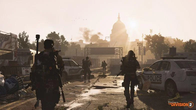 The Division 2 Ultimate four-agent squad in a stronghold
