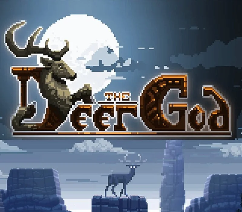 The Deer God cover, hunter reincarnated as a deer