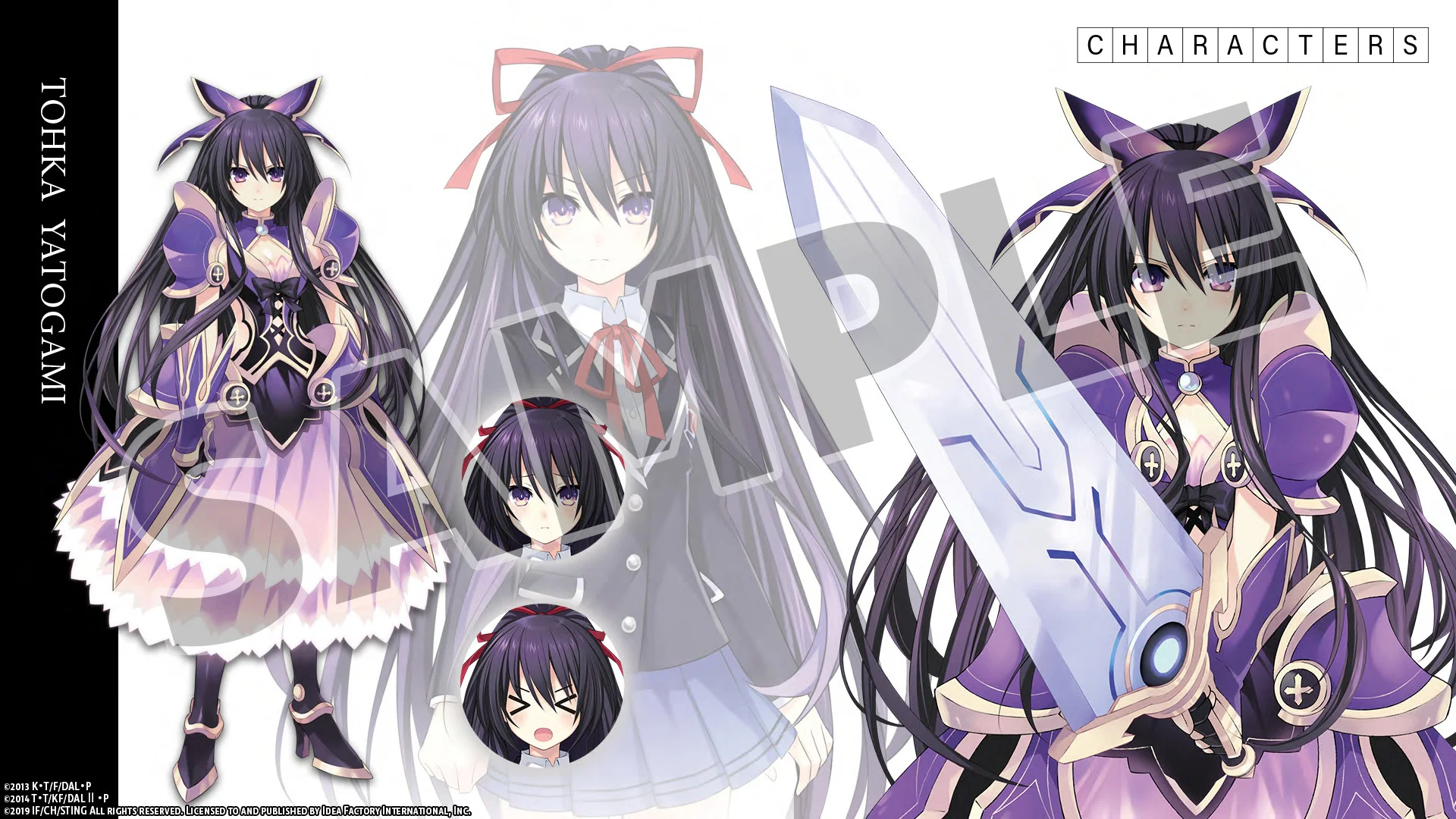 DATE A LIVE Deluxe Pack wallpapers and twenty seven track soundtrack
