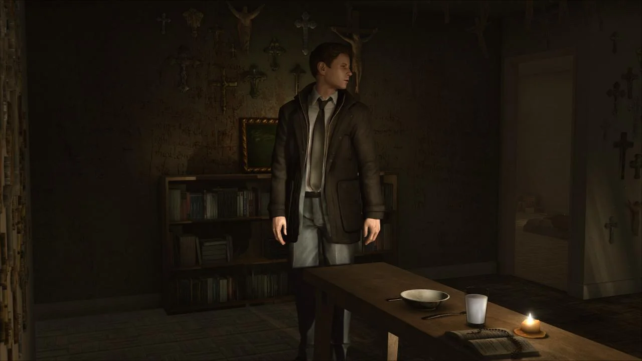 Heavy Rain detective investigation scene