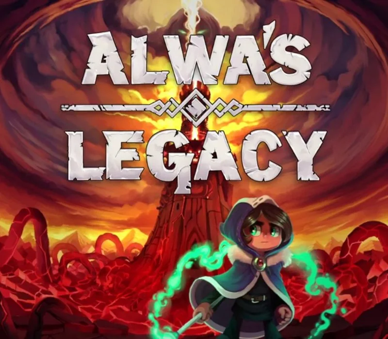 Alwa's Legacy cover, non-linear pixel adventure