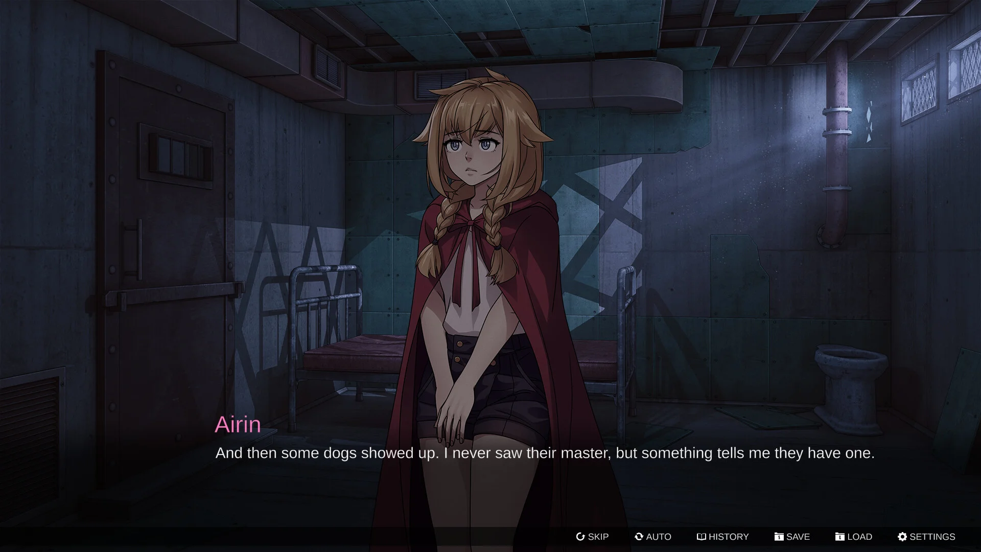 Scarlet Wolf unusual monster in filthy halls