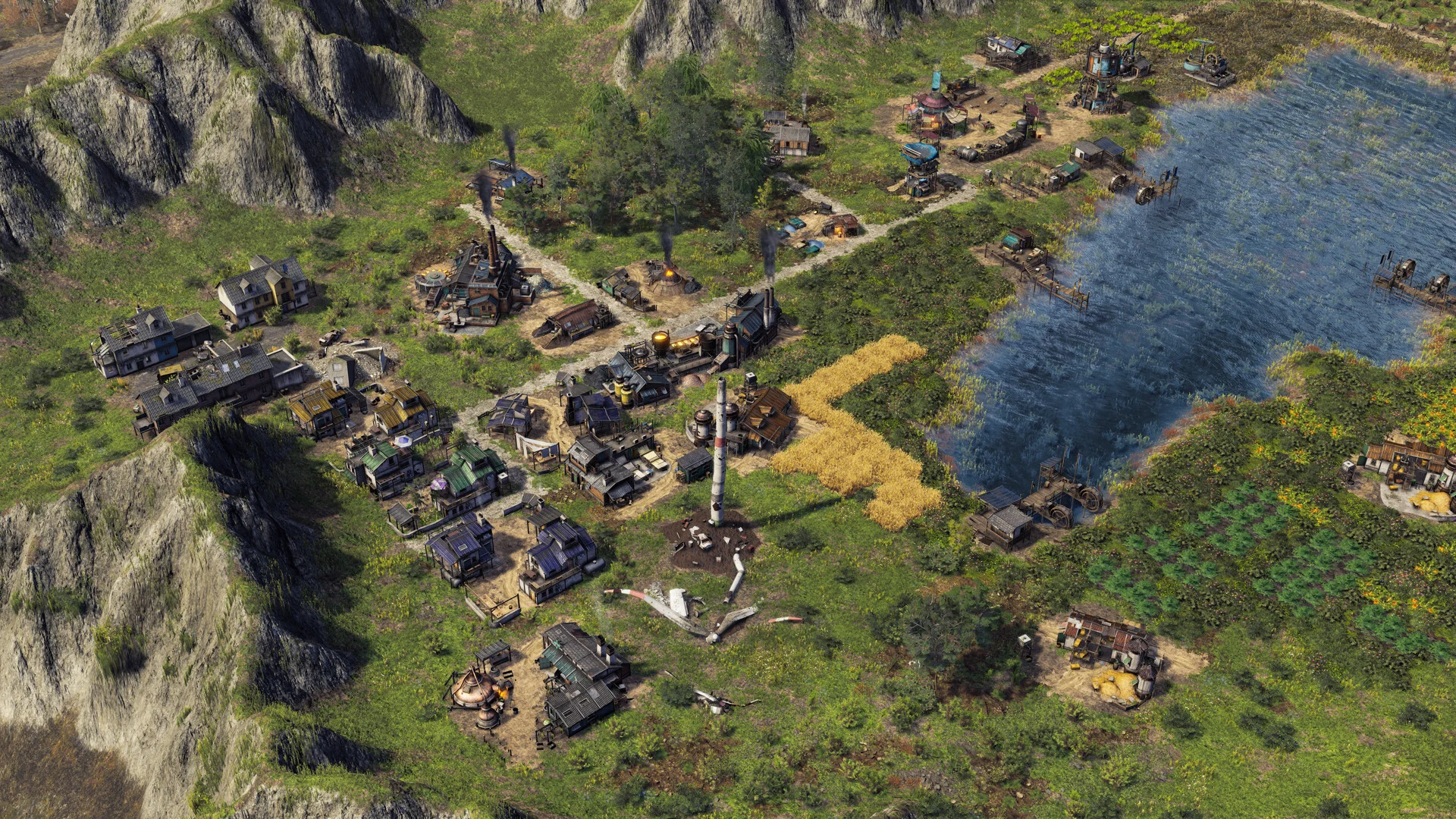 Endzone 2 resource planning across multiple communities