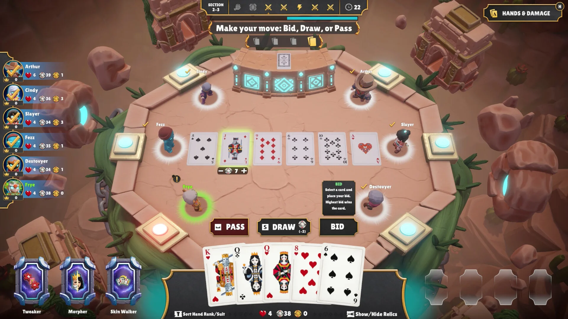 One Last Hand party battler Steam Global