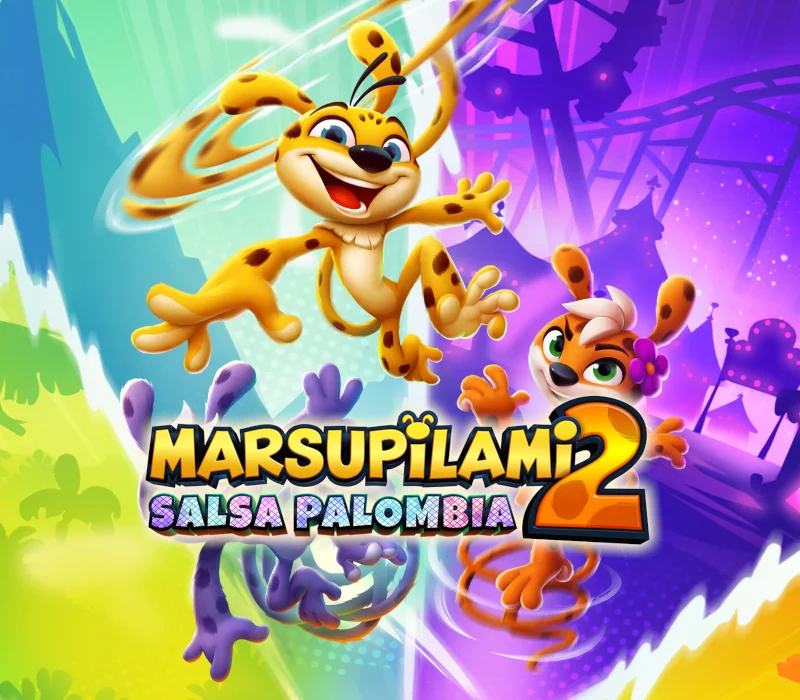 Marsupilami 2 Salsa Palombia cover, jungle platformer