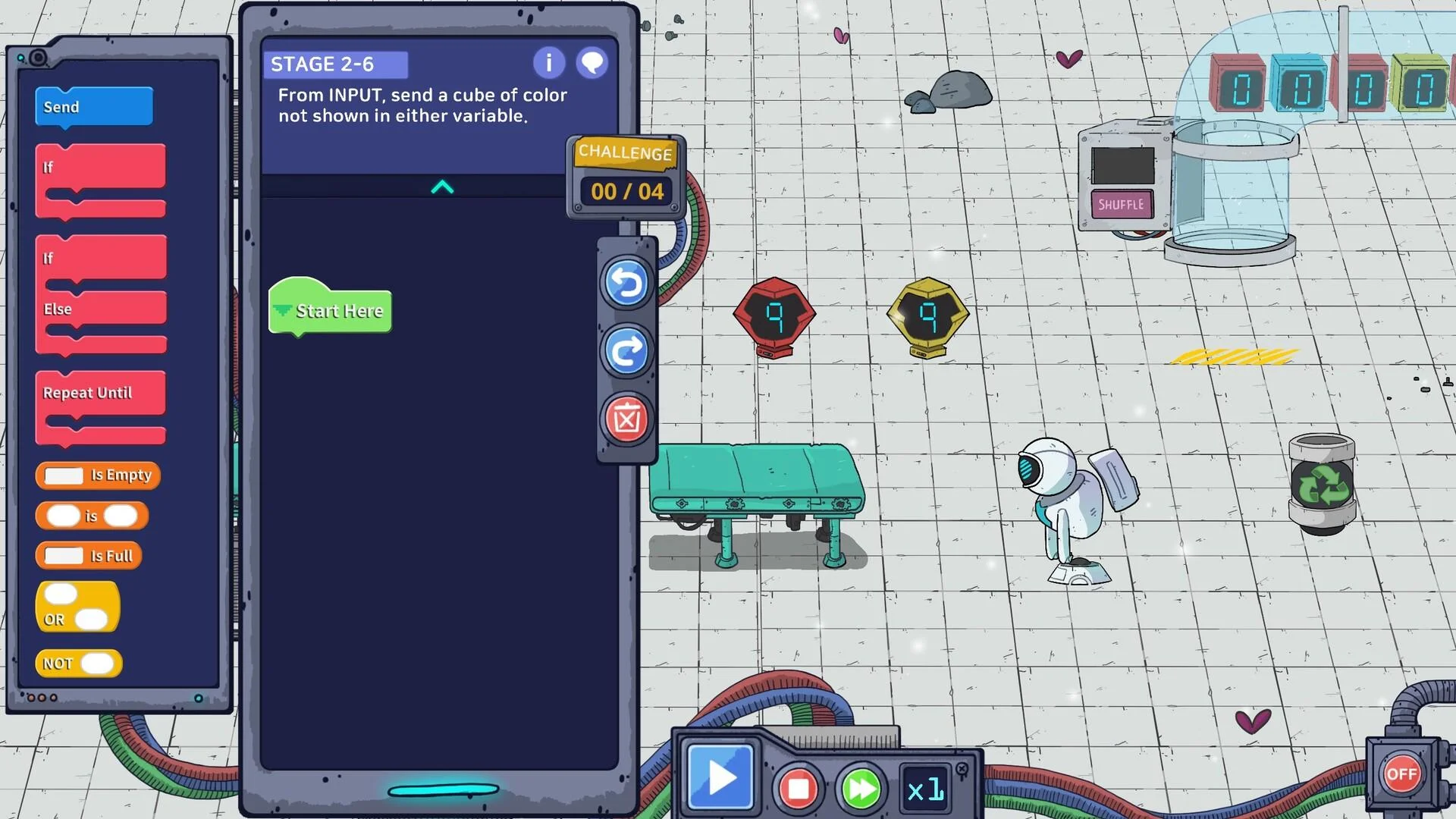 Code Solve Revolt Single-player Windows screenshot