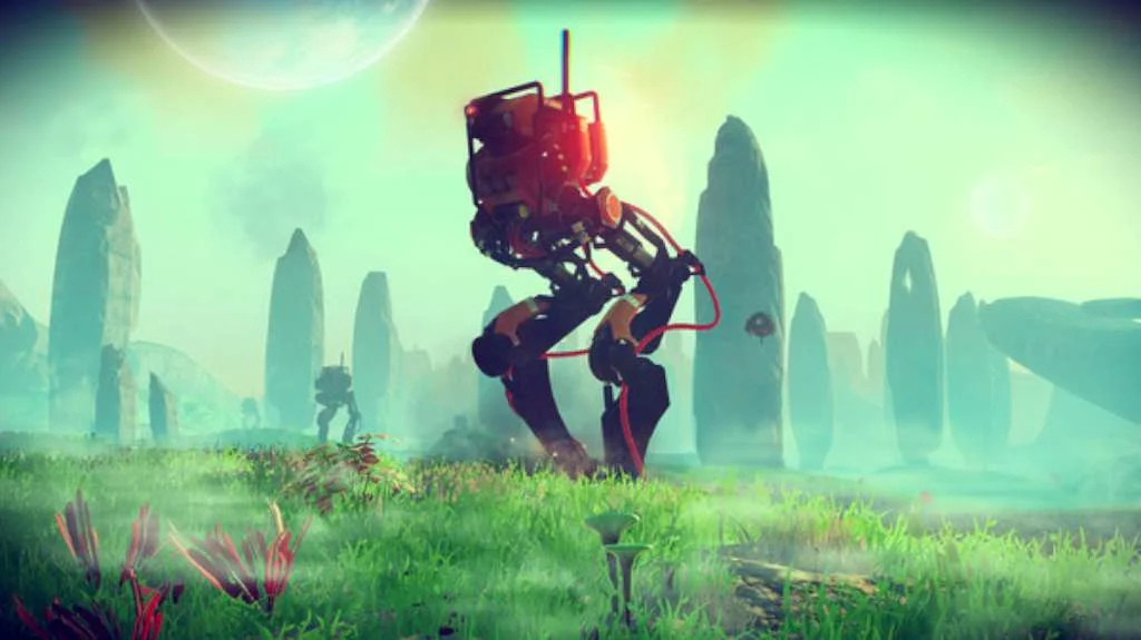 No Man's Sky Xbox trader hauling cargo between stars